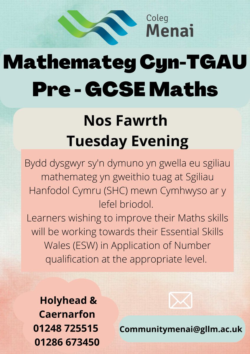 Coleg Menai Ty Cyfle tweet media