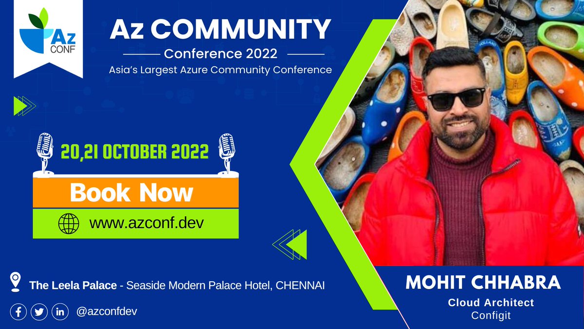 TechXConf's tweet photo. ๐ขSpeaker Announcement!
Join @mohit_techy at ๐๐ณ ๐๐จ๐ฆ๐ฆ๐ฎ๐ง๐ข๐ญ๐ฒ ๐๐จ๐ง๐๐๐ซ๐๐ง๐๐ ๐๐๐๐ on ๐๐๐ญ๐จ๐๐๐ซ ๐๐-๐๐,๐๐๐๐
Book Now: https://t.co/w0gmdJLfKS
#AzConfDev #MicrosoftAzure #cloudnative #Azure #AzConf #AzConfCloudFirst #AzConf2022 #OpenSource https://t.co/zNAG4LVGbd