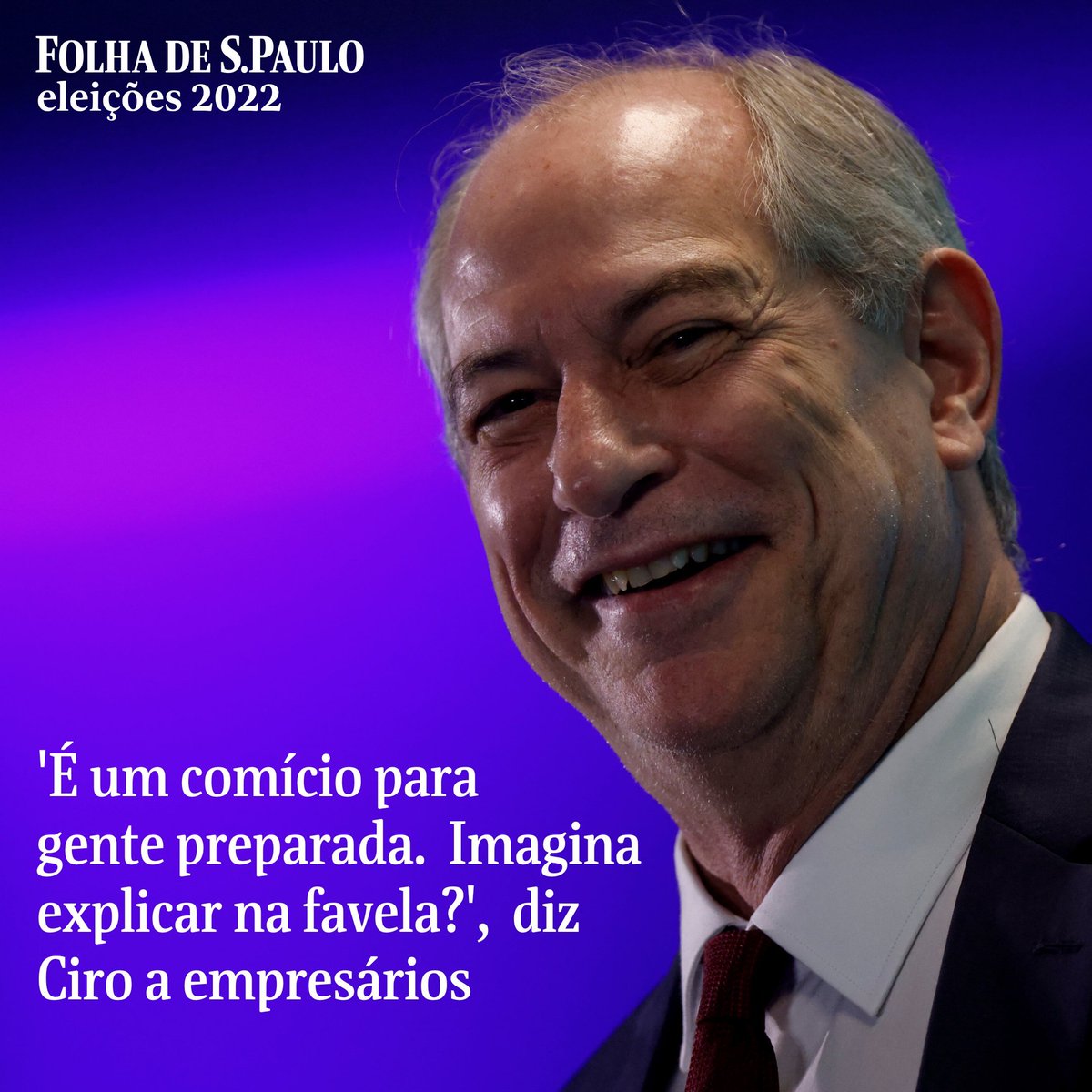 @marciatiburi @MoyenneA @cirogomes O Siro quer SER o mito do futuro viu que o preconceito contra a esquerda é maior que a força de POLITICA DELE e temos uma elite de extrema direita, preconceituosa, machista, racistas e se acham dona da inteligência 🧠 humana pois o dinheiro 💵 dar poder. E 🤼‍♂️ Lutar social não.