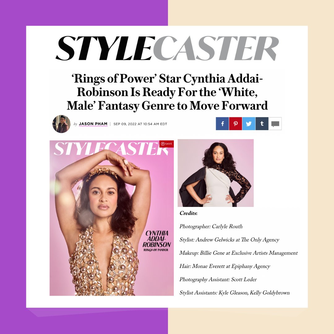 MonaeArtistry's tweet photo. Proud to say I did Rings of Power star Cynthia Addai-Robinson's hair for this shoot! Thank you @jasonapham and @StyleCaster for this article!
https://t.co/KRPYbjOk7y
#hairstylistthatcare #hairstylisttribe #hairstylistbootcamp #hairstylisttips #haireducation https://t.co/fAJ9ExV91v