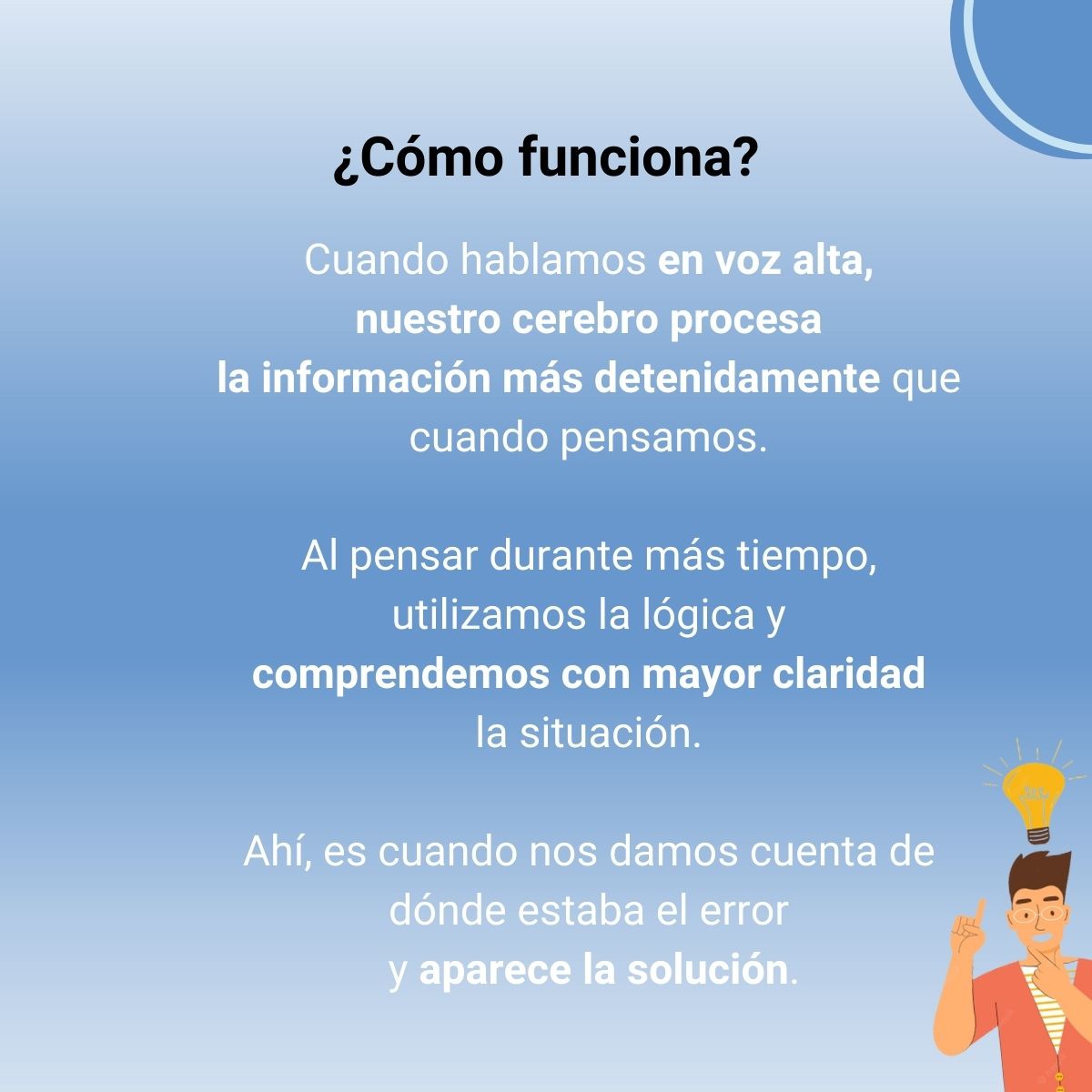 MindDenEsp's tweet photo. ¿Qué haces cuando te bloqueas frente al código?
Psicólogos han documentado que hablar del problema ayuda a encontrar la solución. En esta teoría se basa el método de 𝙡𝙖 𝙙𝙚𝙥𝙪𝙧𝙖𝙘𝙞ó𝙣 𝙙𝙚𝙡 𝙥𝙖𝙩𝙞𝙩𝙤 𝙙𝙚 𝙜𝙤𝙢𝙖.
¡Pruébalo! y nos cuentas.😉
#bemindden https://t.co/7OybtZ2OTp