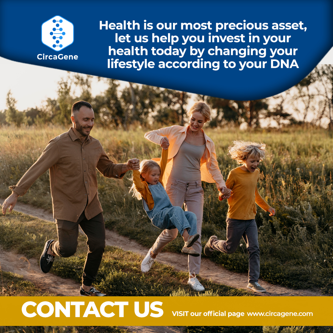CircaGene's tweet image. A healthy #mind and body are an investment that we all must make, contact us at #CircaGene we will help you find the balance Invest in your health with us! #DNAPrivacy #GeneticTesting #DiseasePrevention  👩‍⚕️❤️ 👨‍👩‍👧‍👦