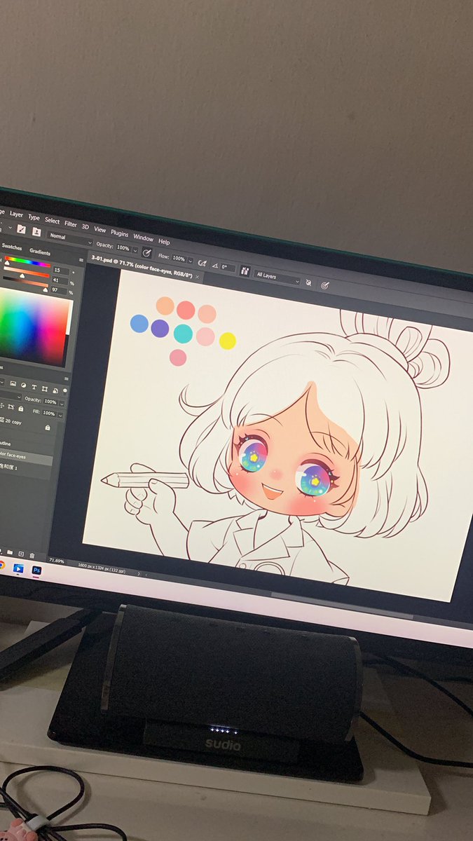 pinkrarebit's tweet photo. Learning &amp; trying out chibi art 😊 https://t.co/sSwla44ucf