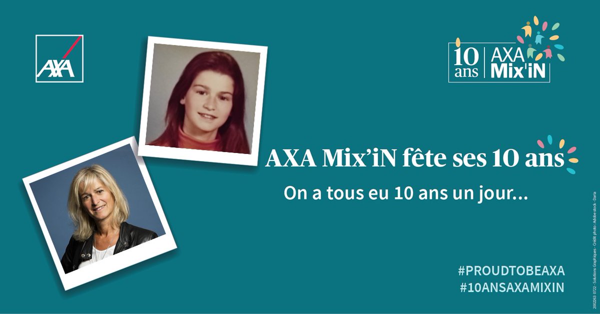 #PROUDTOBEAXA #10ANSAXAMIXIN Je soutiens le réseau interne AXA Mix’iN qui fête ses 10 ans en 2022 ! Fière de partager les valeurs de diversité et d’inclusion ! 🏳️‍🌈♀️♂️  …et de voir les progrès accomplis ! Embarquez nombreux à bord de Mix’iN pour faire bouger les lignes !