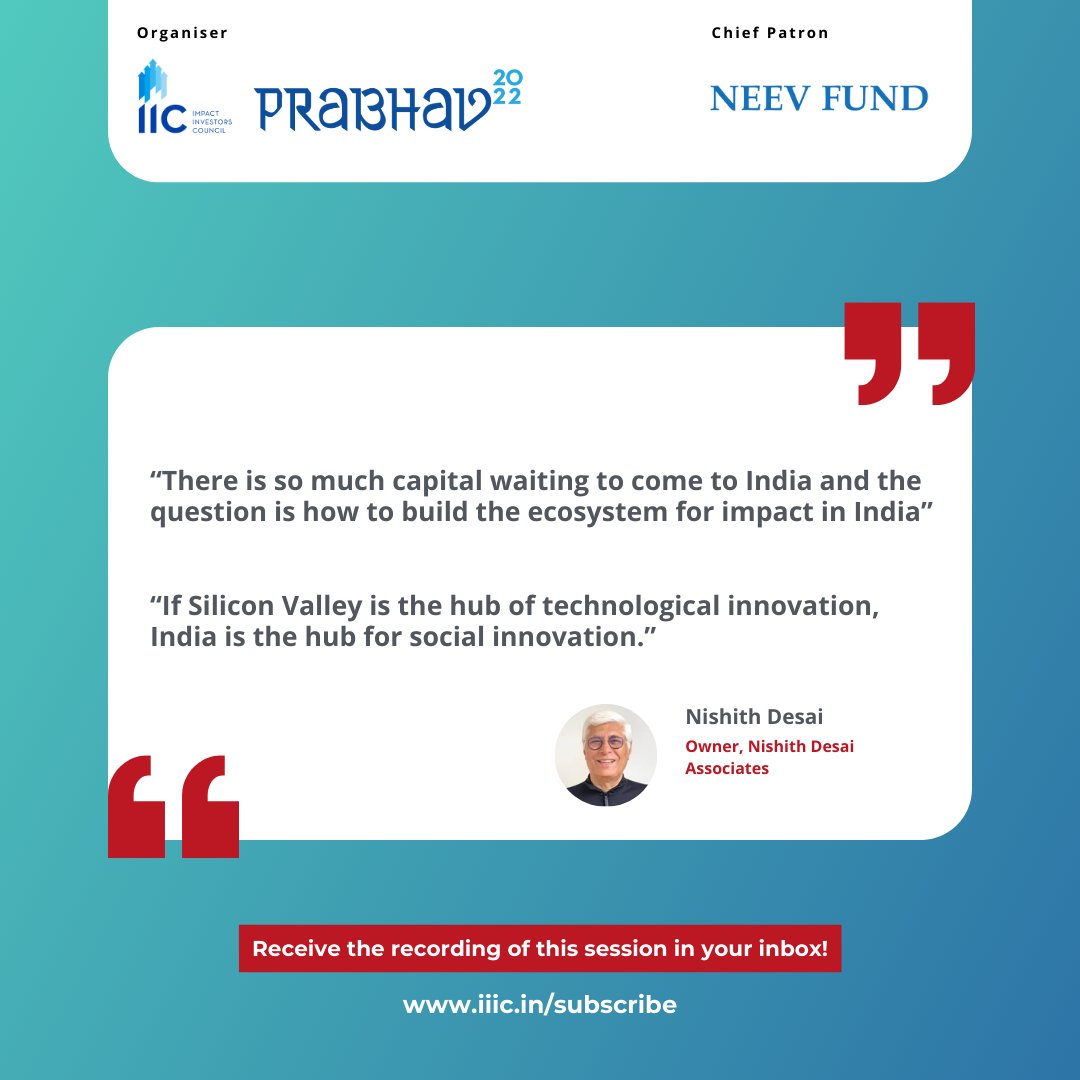 Impact Investors Council (@iiic_india) on Twitter photo Snippets from Attracting greater capital to the Indian impact sector: International LP Perspectives
- Nishith Desai, <a href="/ndalaw1989/">Nishith Desai Associates</a> Snippets from Attracting greater capital to the Indian impact sector: International LP Perspectives
- Nishith Desai, <a href="/ndalaw1989/">Nishith Desai Associates</a>