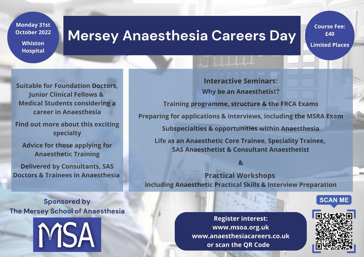 Mersey Anaesthesia Careers Day tweet media