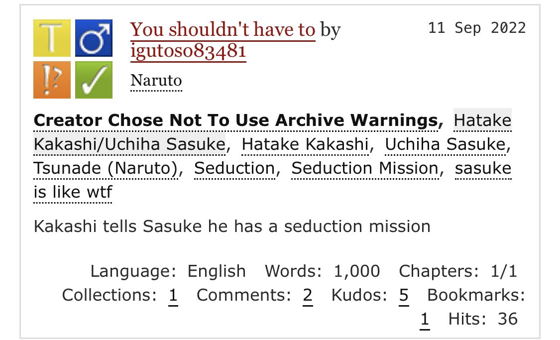 You shouldn’t have to by igutoso83481

archiveofourown.org/works/41650149