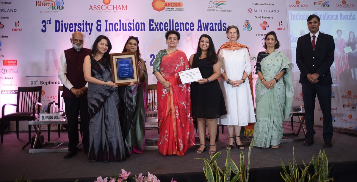 gangadharansind's tweet photo. Congratulations to our 14,000+ colleagues in #India for @SAP's recognition at the ASSOCHAM Diversity &amp; Inclusion Excellence Awards 2022. #Inclusion goes beyond policies and frameworks, and requires conscious efforts every day by leaders, teams and individuals. https://t.co/SqtBSccRl1