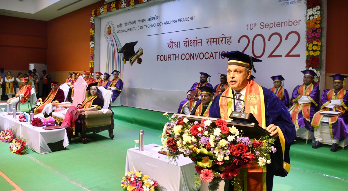 NITANDHRA2015's tweet photo. UG and PG Graduands were conferred with the graduation degrees at the 4th Convocation ceremony organized on campus @NITANDHRA2015

Shri. M S Unnikrishnan (Chief Executive Officer, IITB-Monash Research Academy) delivered the convocation address

#4thConvocation #Graduation #UG #PG https://t.co/FbRiVhJtBP