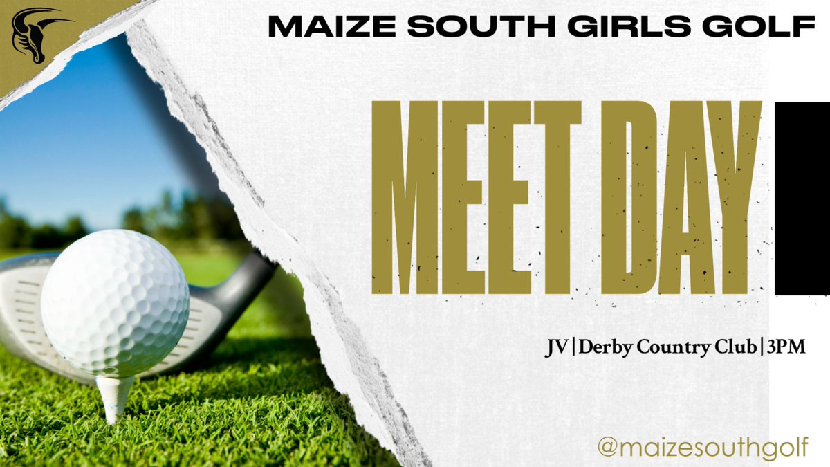 Good luck to our JV golf team as they travel to Derby today.