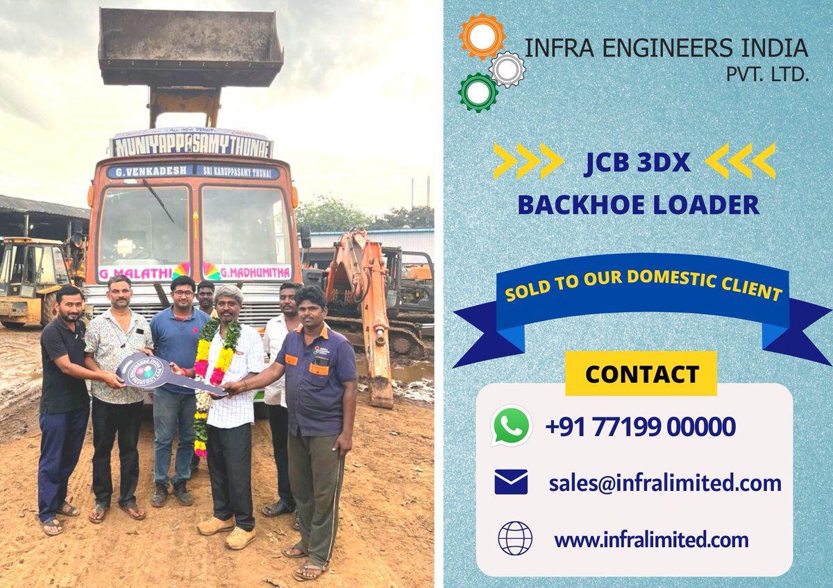 infra_enginer's tweet photo. 💐💐.Key Handover of used “JCB 3DX BACKHOE LOADER” 💐💐.
WhatsApp @+91 77199 00000 / +91 91932 99999
#infraengineersindiapvtltd #infralimited #iepl #jcb3dx #usedjcb3dx #usedjcb #used3dx #usedjcbbackhoeloader #keyhandover #sale #bestdeal https://t.co/pUcrT1SpjG