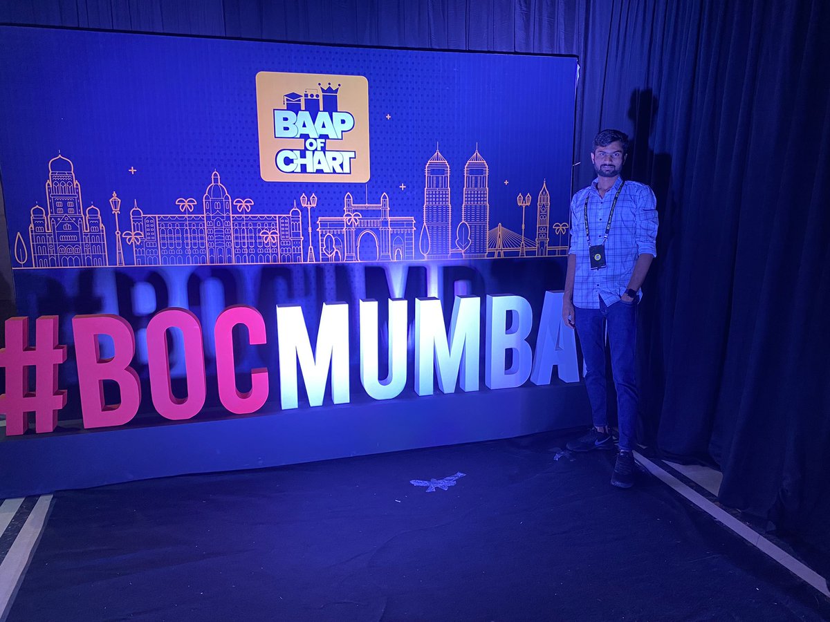 PareshC82442379's tweet photo. Day -1 #BocMumbai  @baapofchart @rahul_ra79 https://t.co/IBBKzTcoMG