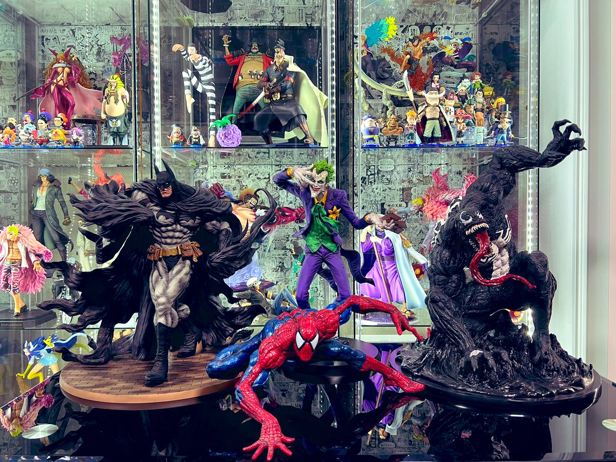 h___h10's tweet photo. sofbinals✨
#DC #sofbinal #ソフビナル #スパイダーマン #ヴェノム #JOKER #ジョーカー #バットマン https://t.co/PGWl78OyWX