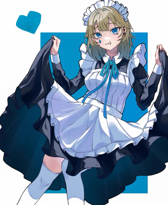 ウチの子のメイドは可愛ええぞ〜#イラスト #オリジナル 
