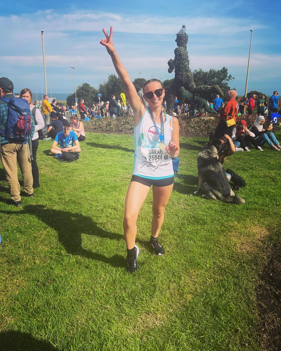 Huge congratulations to <a href="/sarahjbarber23/">Sarah Jane Barber</a> and Lindsay Saint for completing yesterday's <a href="/Great_Run/">Great Run</a>   in aid of @AlanShearerFndn you're both superstars! #WeAreInspired