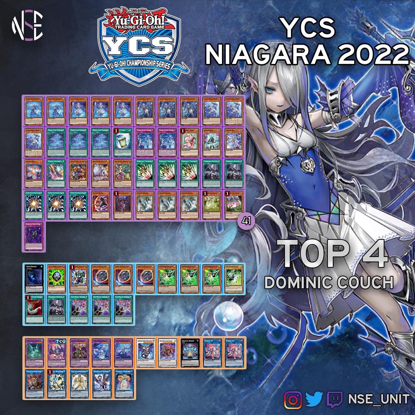 NSE ESPORTS on Twitter "Liste du Top 4 YCS Niagara 2022 ! https//t