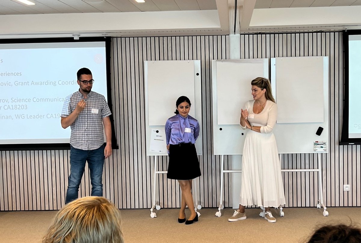 Third #COSTAcademy Leadership workshop ongoing with an eager young researchers from new #COSTactions! 😃 Started the day with inspiring presentations from Jelena Brajkovic, Petar Dimitrov and Ghazal Etminan on their experiences as COST Action leaders. Thank you all!👏
#OdinCost