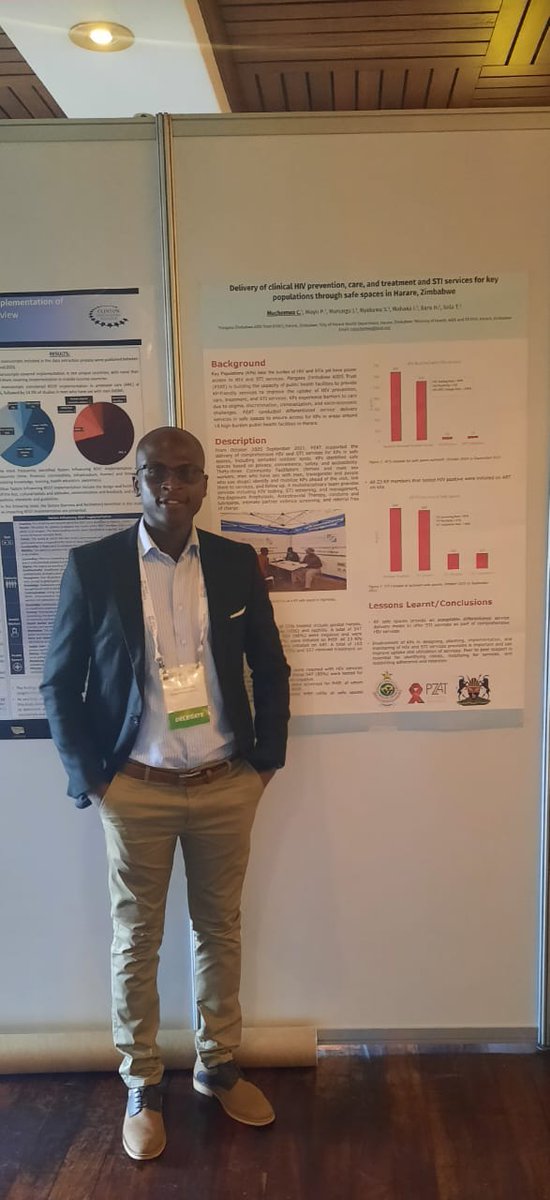 PangaeaZimbabwe's tweet photo. The PZAT programme officer for Harare presented a poster at IUSTI titled "Delivery of clinical HIV prevention care, treatment, and Sexually Transmitted Infections (STI) services for Key Populations through safe spaces in Harare, Zimbabwe" https://t.co/y5Pkc1Iz7n