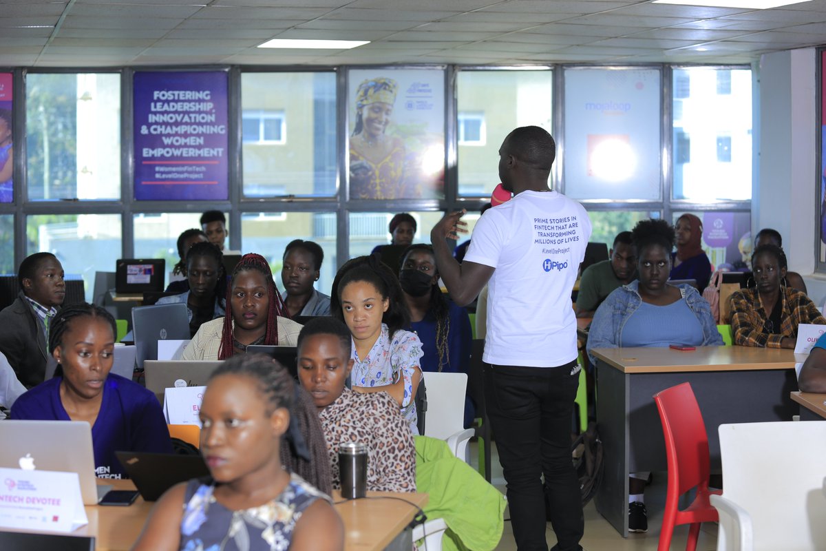 Innocent Kawooya , CEO - HiPipo  has opened DAY TWO of the 2022 #WomenInFinTech Hackathon with a presentation about 'The Mobile Money ecosystem in Africa'

#LevelOneProject #IncludeEveryone | @mojaloop @CrosslakeTech @Cyberplc @ModusBox @gatesfoundation