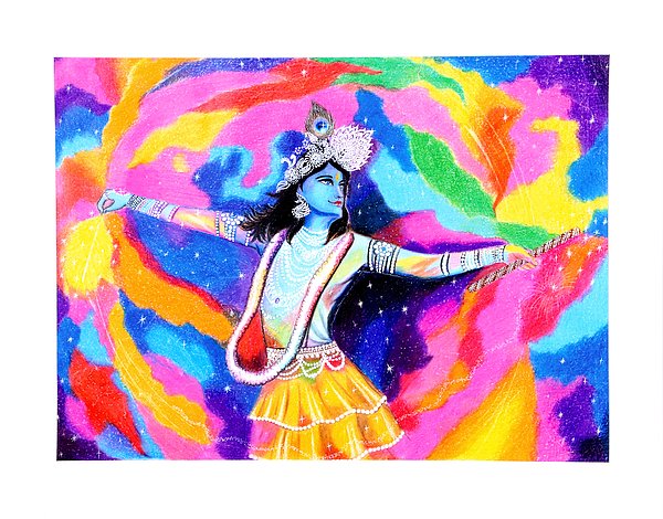 cryptofolklore1's tweet photo. New artwork for sale! - "Krishna  The Omnipresent Source" - https://t.co/VM8MY98MSH @fineartamerica https://t.co/K8vw4ujwVE