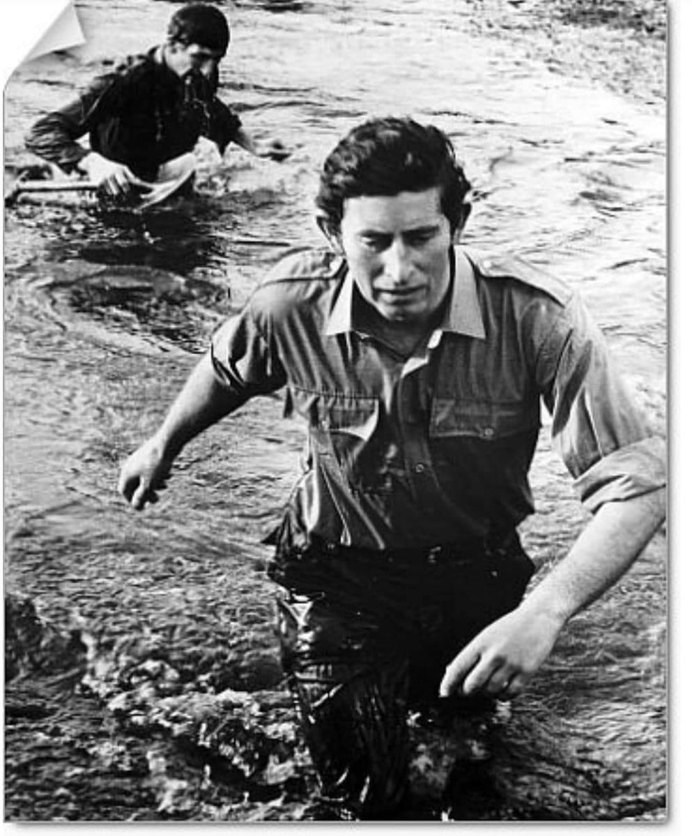 King Charles III did the Commando course in 1975. These photos are of the Tarzan assault course, the Endurance course tunnels and Peter’s pool.