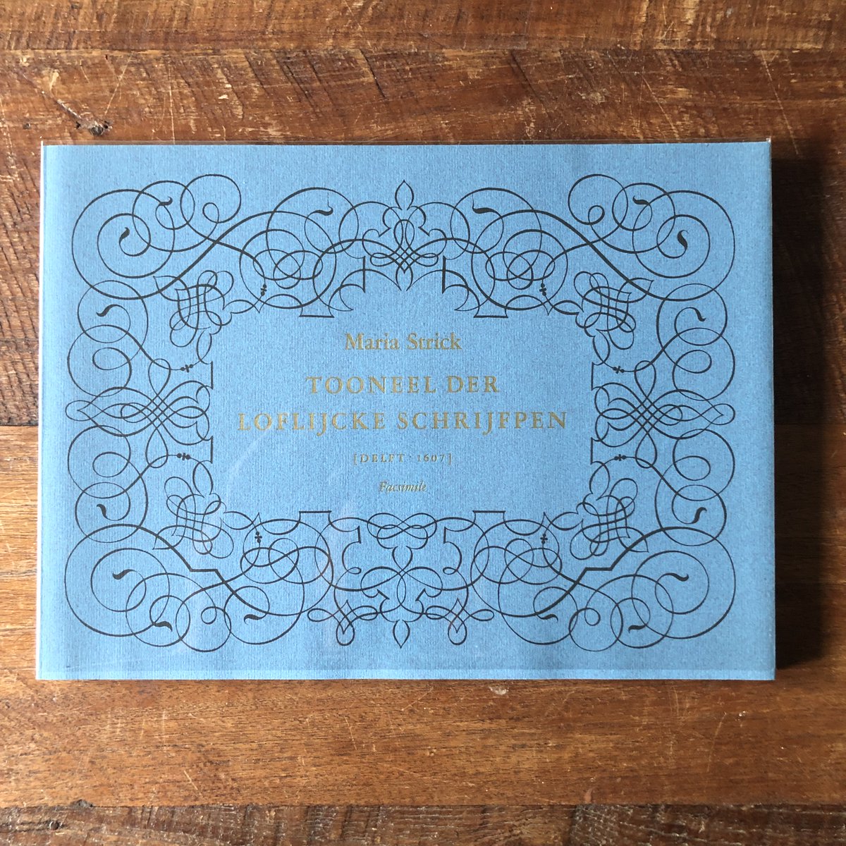 retypefoundry's tweet photo. From the same series but in a slightly smaller format, the facsimile of Maria Strick's Tooneel der loflijcke schrijfpen is also a must. #Calligraphy #DutchType #Krulletters #Penmanship #copperplate https://t.co/syxLf1iEBM