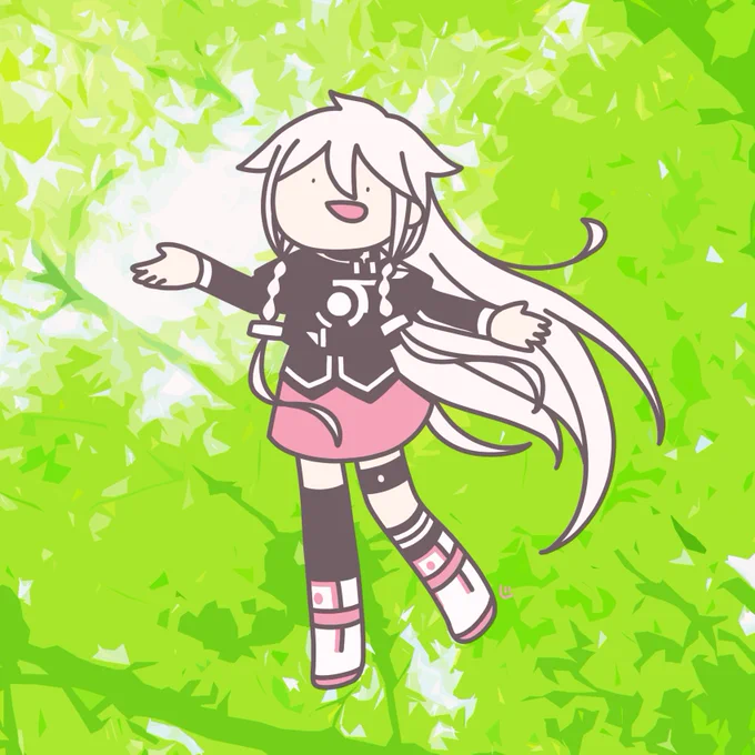 IAちゃん!伸ばした声がすごくきれい… 
