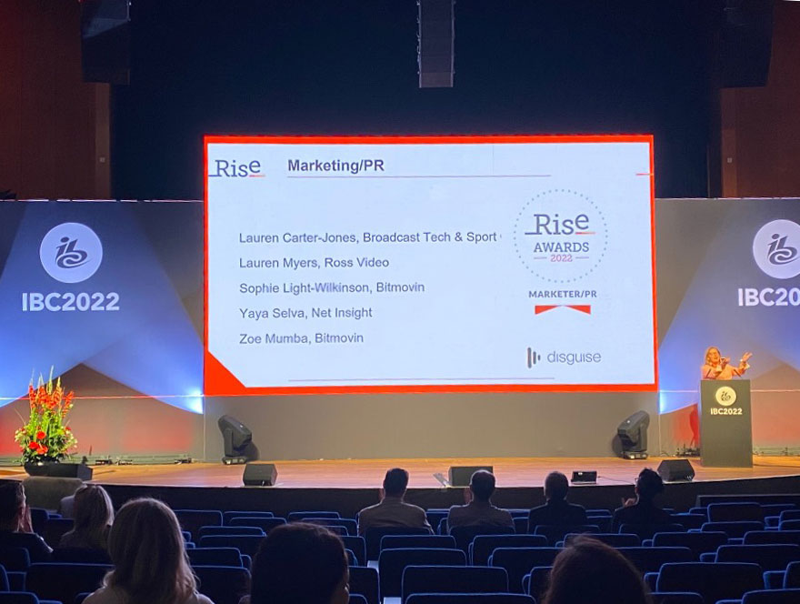 NetInsight's tweet photo. Great news - our Yaya Selva and Eva Sandén Westberg have been shortlisted for the Rise Awards in the category of Marketing/PR and R&amp;D Engineer respectively at #IBC2022!

#RiseAwards #MarketingTalent #EngineeringTalent #IBCShow https://t.co/IK6BWIyAR1
