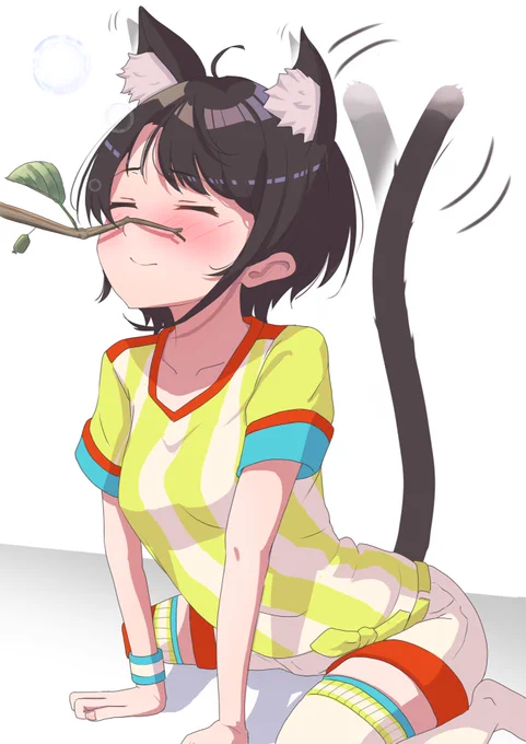 「うああああぁぁぁ!!またたびたまんねぇぇえええ!やっぱまたたびなんだよなぁ!!」#プロテインザスバル #猫耳スバル 