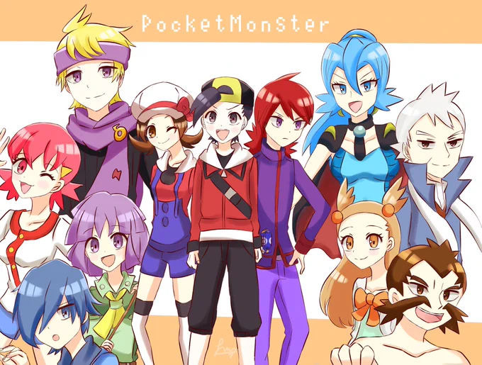 #HGSS13周年かけなかったので過去絵でお祝い*・ホントに数ある最高の作品の中でも一番大好きです。。!!これからもずっと好き13周年おめでとう!! 