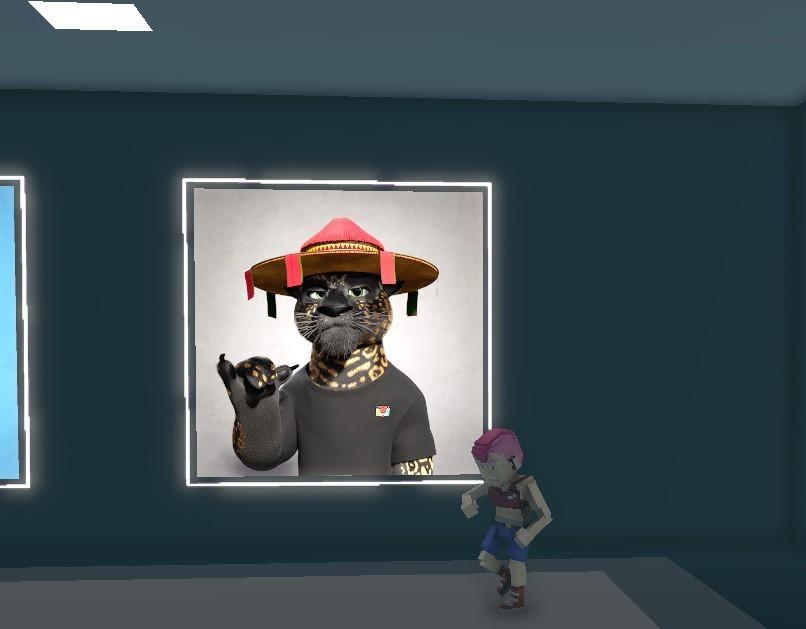 Antonio286A's tweet photo. @TheSandboxGame @jagfriends_nft I just finished my quest on @jagfriends_nft experience on the #sandboxalphaS3 for a chance to win a Season 3 Alpha Pass! Here I am in Legendaries Room, check out my screenshot!

#jaguarfriends https://t.co/vaNClnr6xW