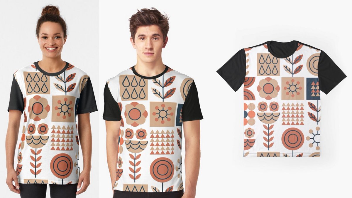 homeandworkdes1's tweet photo. Scandinavian Pattern Artwork No.2 Graphic T-Shirt

https://t.co/KwSDnXbEYo

#homeandworkdesign #RBandME #redbubble #findyourthing#floral#scandinavian#scandinavian art#seamless#repeating#flower#tree#modern#timeless#drops#circle#blossom#earthtones https://t.co/sA4GZRCo6h