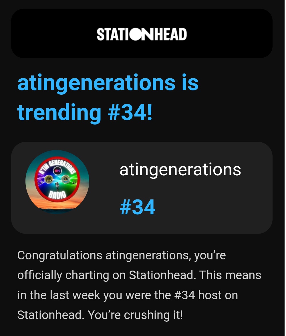 knoonex's tweet photo. Congrats @agr_1819 fam!

2 weeks in a row in @STATIONHEAD
Global Weekly Leaderboard! 🤗

Last week: 34th
This week: 75th

SLMT A'Tin!
@Millinvaders 💙

I am voting for @SB19Official
 #SB19       and #ATIN for #BreakTudoAwards Grupo Internacional and Internacional Fandom. https://t.co/nwe3wStiGO
