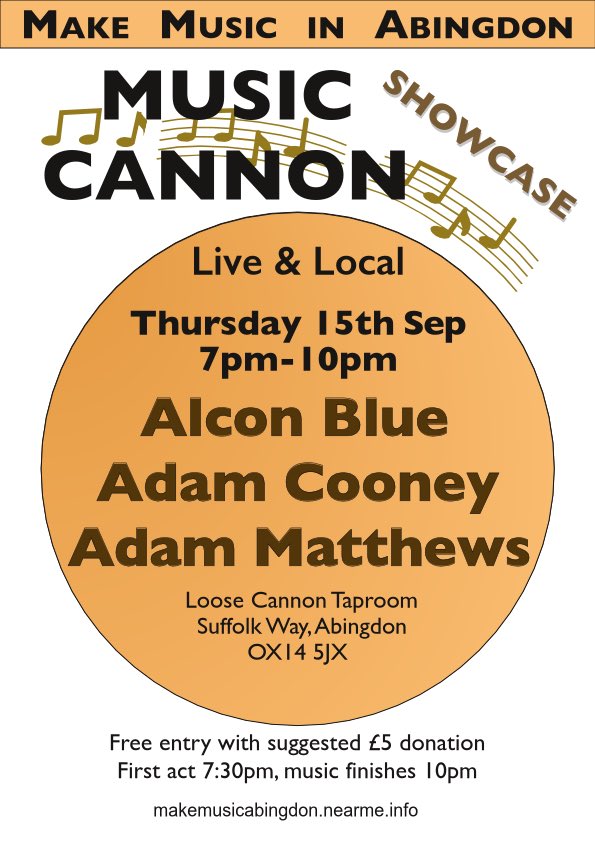 MusicAbingdon's tweet photo. #livemusic #abingdon #makemusic @LooseCannonBeer https://t.co/oLscFoBT12