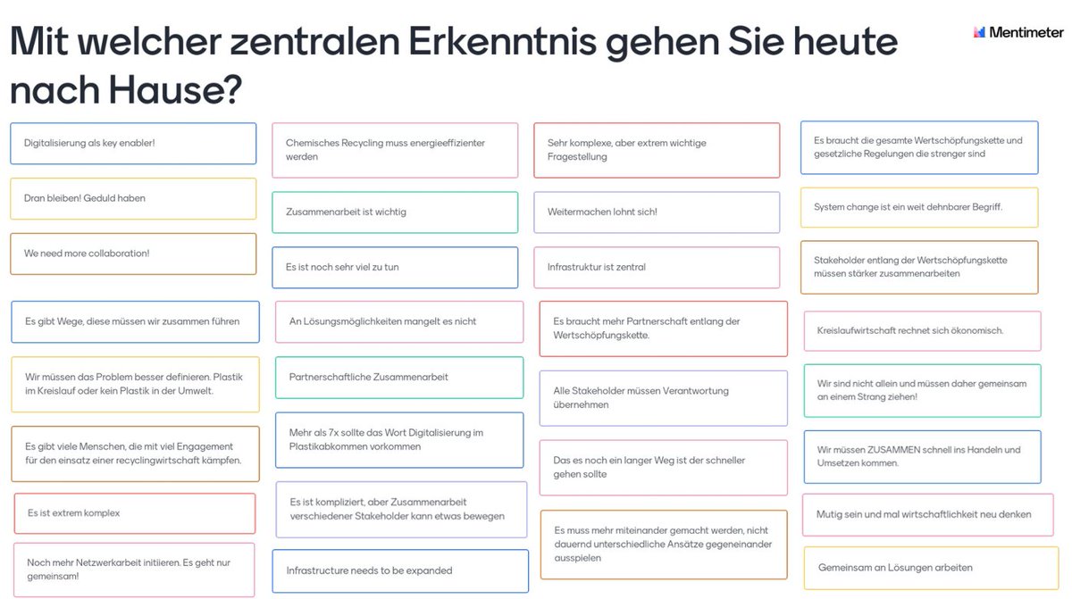 polyproblem's tweet photo. Die zentrale Erkenntnis vom @polyproblem #Stakeholder Dialog? Der Weg hin zu einer #Kunststoff-#Kreislaufwirtschaft ist noch lang & die Herausforderungen komplex. Deshalb sind sich alle einig: Entlang der gesamten #Wertschöpfungskette braucht es mehr #Zusammenarbeit #polysolution https://t.co/5JppWZEUz0