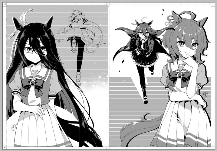 #ふぁぼれた 初めてののりまつ印刷受付メールが来てたので多分大丈夫なはず…だといいな。メタル5色グラデ、データ入稿です。 