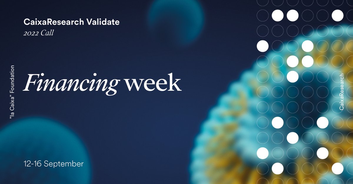 🚀 This week is the third #CaixaResearch Validate training week for the 2022 cohort. 

The leaders of the 15 projects selected in this year's call will take part in several sessions to learn the ins and outs of financing a biomedical project.