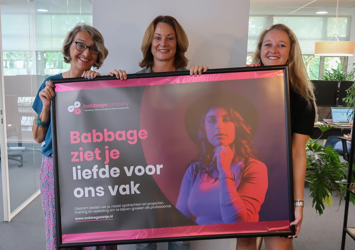 The word is out! Wij lanceren een nieuw werkgeversmerk &amp; wervingscampagne. Met de campagne 'Babbage ziet je' willen we de komende tijd veel nieuwe medewerkers aantrekken en verder groeien.    babbagezietje.nl 👀