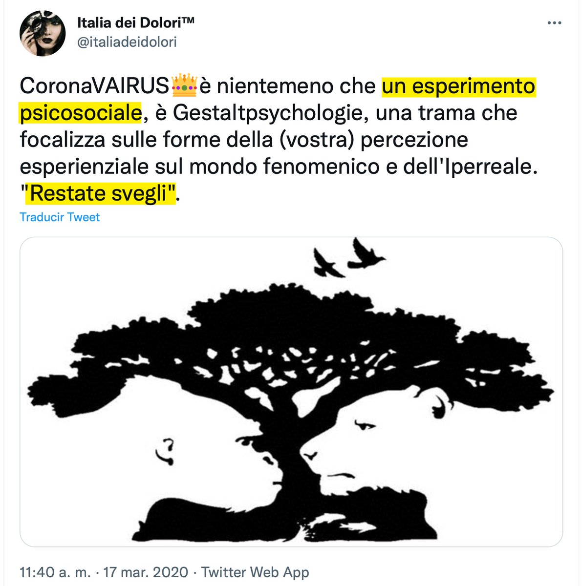 italiadeidolori's tweet photo. TV, social e “smartphone“ hanno contribuito a fare tutto il resto per la buona riuscita dell'esperimento sociale di indottrinamento deterministico, tanto da infondere una (falsa) persuasione/percezione accompagnata da una più sconsiderata adesione acritica
https://t.co/TRvSj9N9mn https://t.co/9jIW8Gf0YB