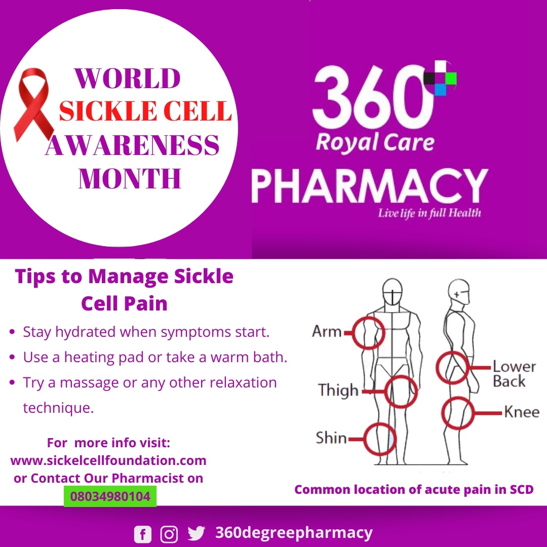 360degreepharm's tweet photo. SICKLE CELL AWARENESS MONTH!
 For more inquiry: www.sickelcellfoundation
Our Pharmacist: 08034980104
#sicklecellawareness #sicklecellwarrior #sicklecellanemia  #sicklecelldisease  #sicklecellmatters  #sicklecellstrong  #sicklecelladvocate  #sicklecelleducation #BBNaija https://t.co/vDA3oelMKk