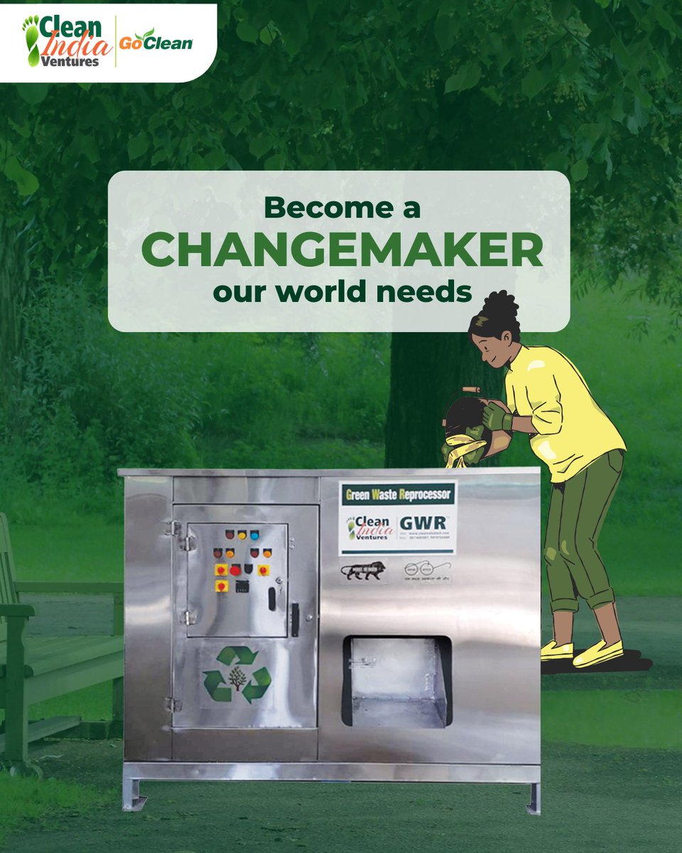 cleanindiatech's tweet image. Change begins from within!

If everyone lives by this philosophy, the earth will be a better place to live in.

#CompostMachine #GoCleanComposter #CompostingMachine #Composter #FoodWaste #StartComposting #StartCompost #OrganicWasteComposter #OrganicWaste