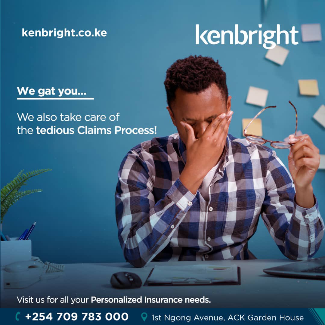 Did you know❓

We also take care of the tedious Claims Process!

🔗 kenbright.co.ke

📞 0709 783 000

#Kenbright #ClaimsProcess #InsuranceClaimsProcess #KenbrightClaimsProcess #Mondaymorning