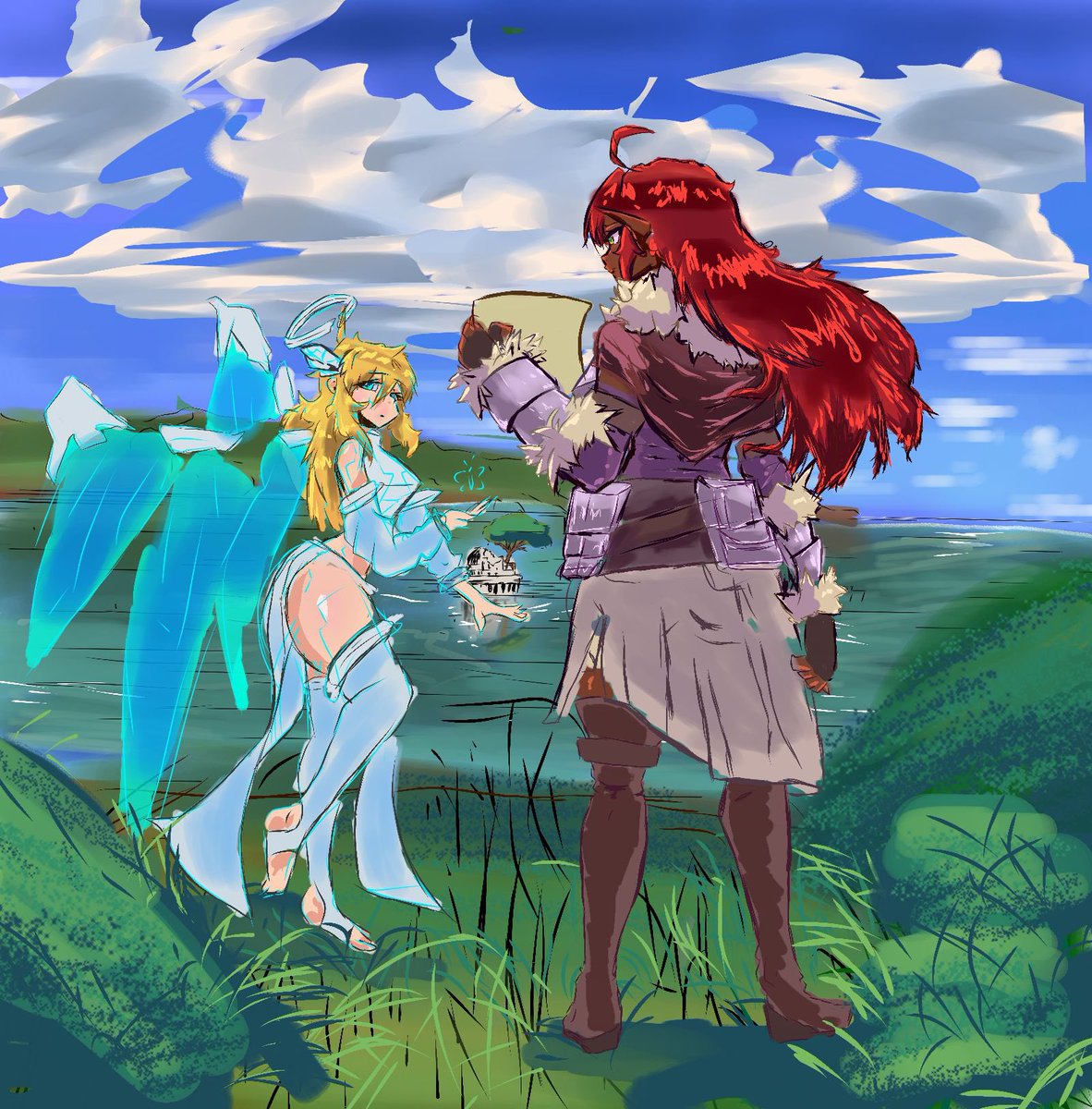 DivineAngelFate's tweet image. Adventure awaits with @funstuffuwu