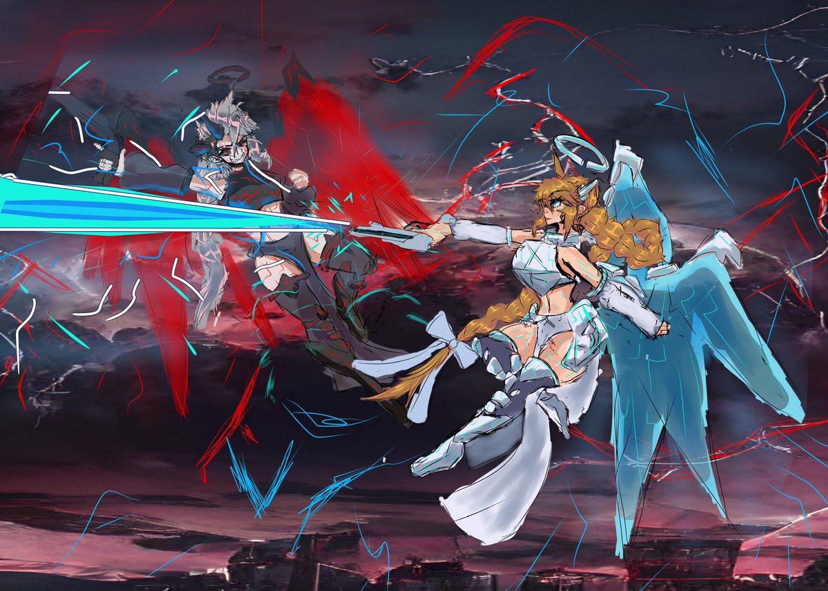 DivineAngelFate's tweet image. New Action awaits!
Mavis and Siri are waiting ((art by and featuring @funstuffuwu ))