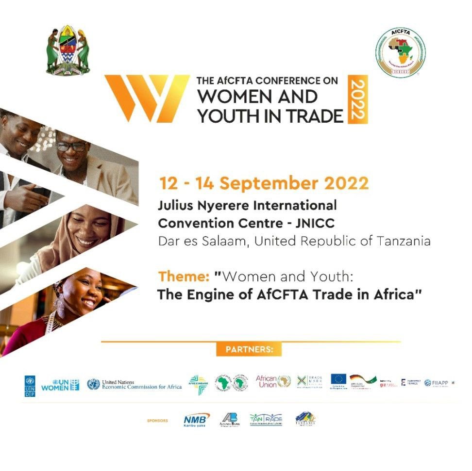 AU_WGYD's tweet photo. The AfCTA conference on Women and Youth in Trade is live!

We are happy to present the #WYFEI initiative at this 3-day conference  which will provide an opportunity to get acquainted with the role Women and Youth play in Africa's Trade industry.

Join now: https://t.co/OZh7k7AQDt https://t.co/9C5ZjK2Rac
