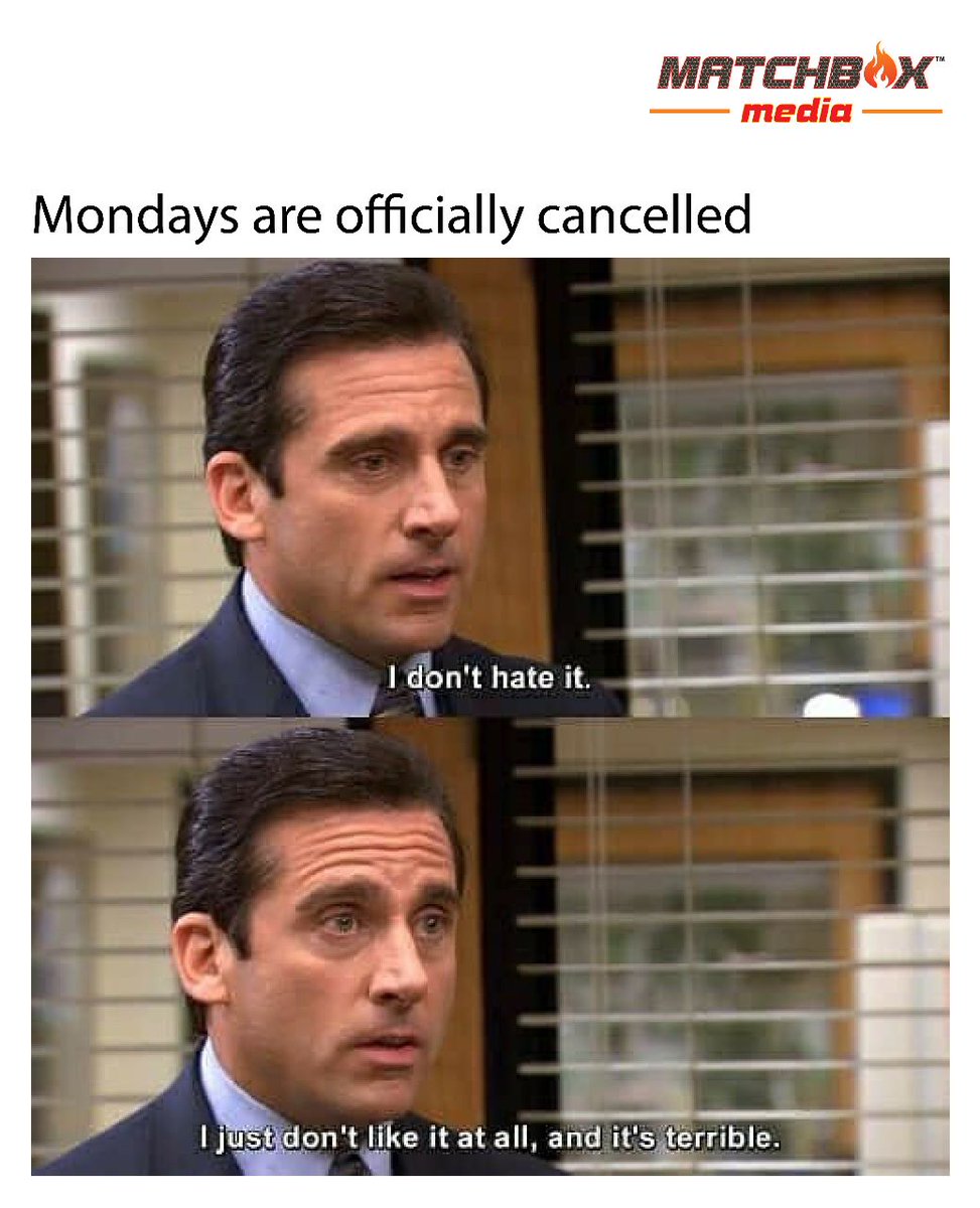 MatchboxMediaIN's tweet photo. Wakes up, realises it's Monday, goes back to bed.😴

#mondaymotivation #michaelscott #theoffice #theofficequotes #theofficememes #netflix #amazonprime #netflixmemes #webstagram #jimandpam #dwightschrute #jimanddwight #mondaymood #funnyvideos #relatablememes #matchboxmedia https://t.co/cOlbp1gGGI