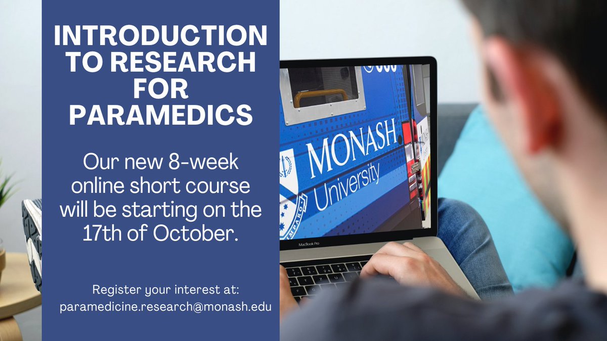 Paramedicine Monash University tweet media