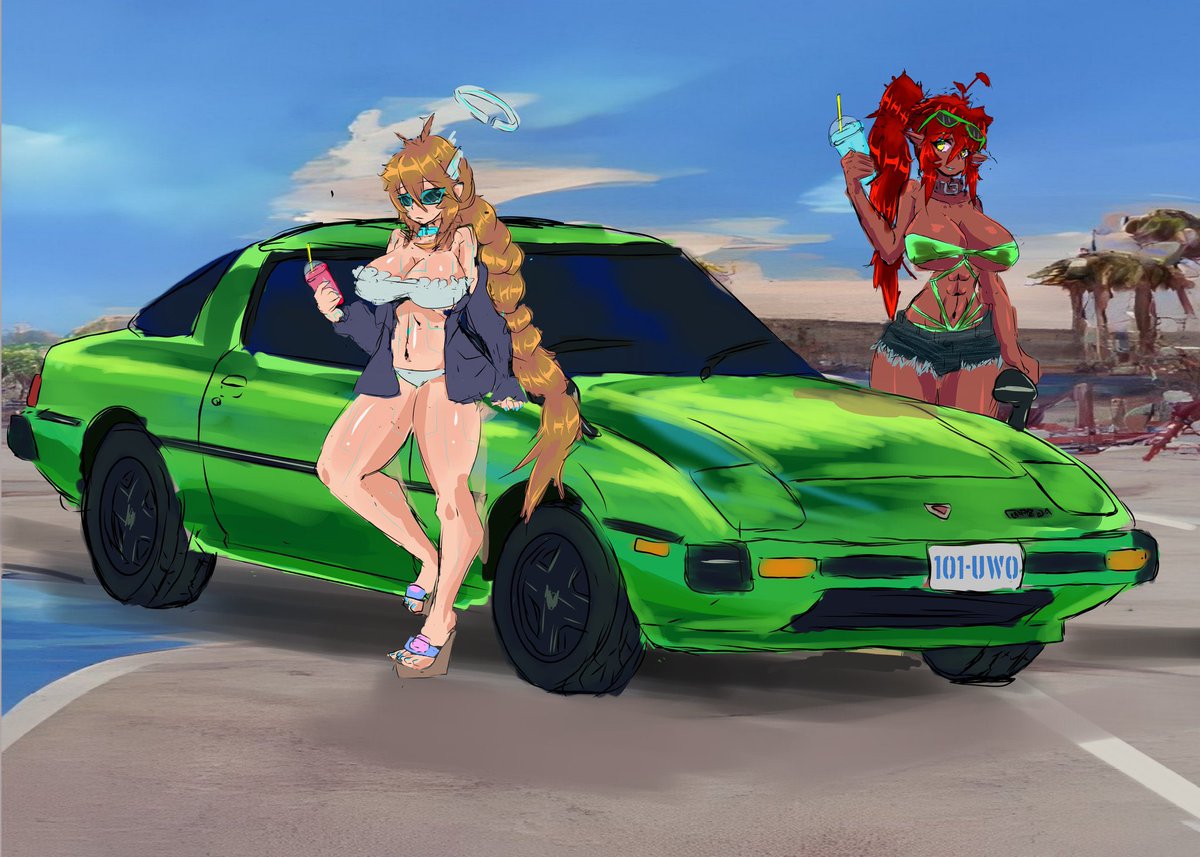 DivineAngelFate's tweet image. Siri and Mavis had a great summer!
Looking forward to something a little more spooky though!~
((Starring and drawn by @funstuffuwu ))