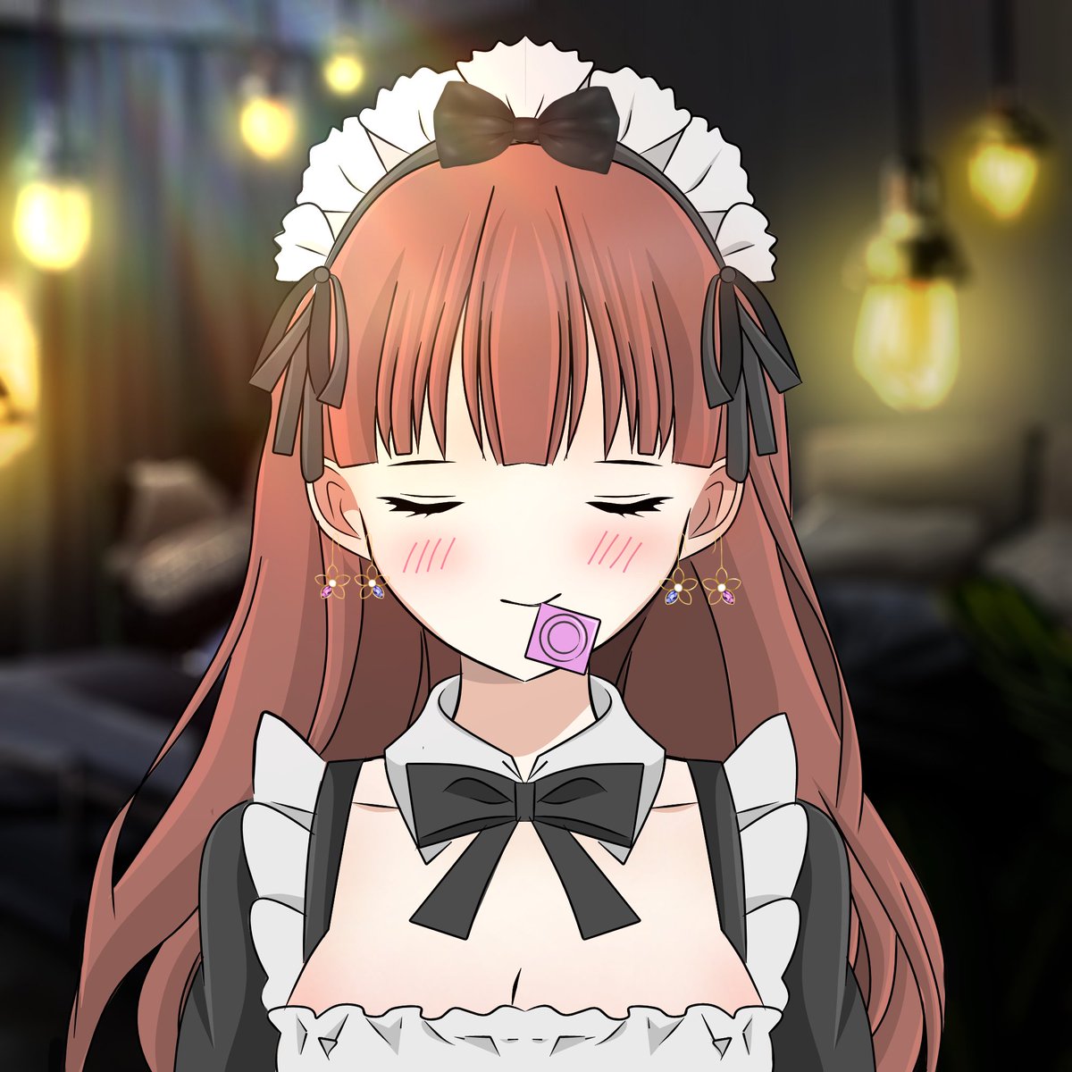 😍😍😍😍 NEW DROP 😍😍😍😍
For the new drop today yoona cosplay as beauty sexy maid with condom on her mouth 😍
Uuu so sensuall 😋
Price : 0.004 eth
Rarity : common
Link  : opensea.io/assets/matic/0…
Go go to grab it fast 😁😁😁
#nftanime #nftjpn #nftmaid 
#sexygirl