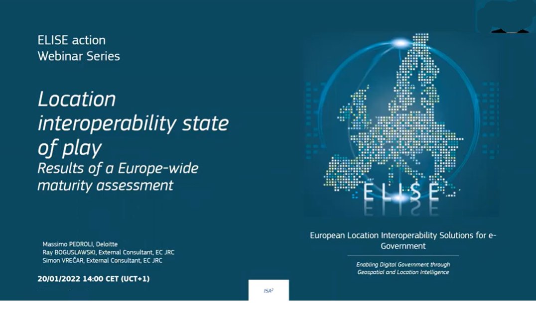 Joinup_eu's tweet photo. 🌍What is Europe’s  #LocationInteroperability State of Play❓
🖥️This #ELISE webinar presented the results from the LIFO 2020 factsheets of the 2️⃣3️⃣ participating countries.
🎦Access its recording here❗
👉https://t.co/DTkVrX1S7w
@INSPIRE_EU @MassimoPedroli @Georges_Lobo https://t.co/XRA6gJuAkQ